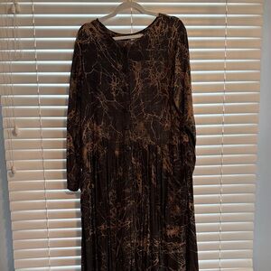 We Be Bop Vintage Maxi Dress M/L